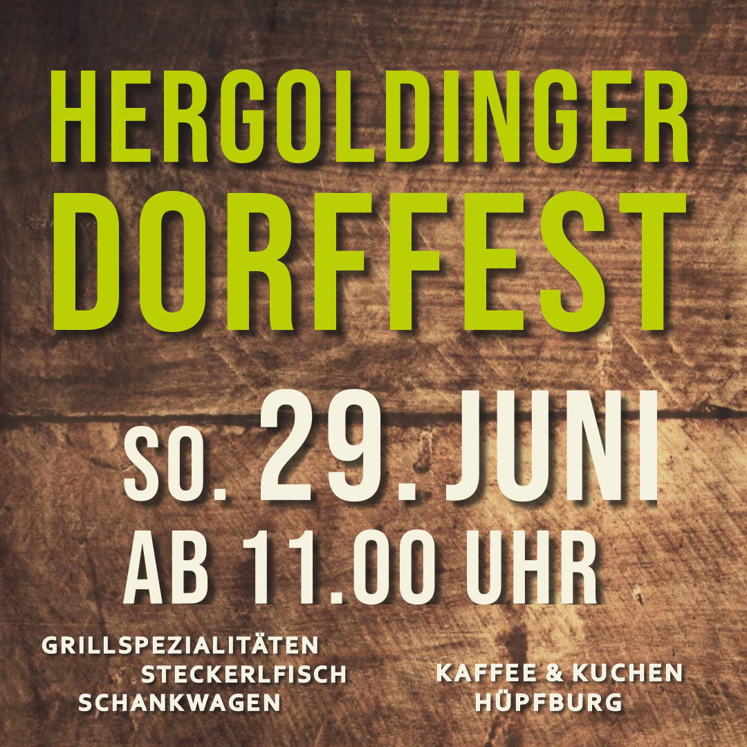 Hergoldinger Dorffest 2024